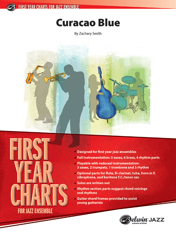 Curacao Blue jazz sheet music cover