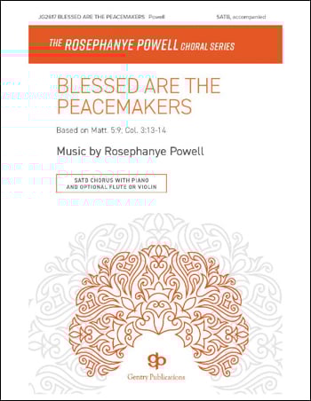 Blessed are the Peacemakers community sheet music cover